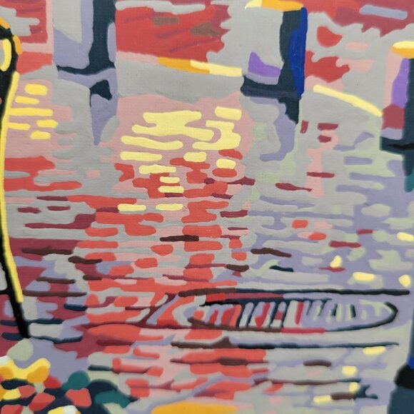 Quitedew Adult City Paint by numbers Advanced Acrylic Painting Completed 16x20 - Picture 14 of 17